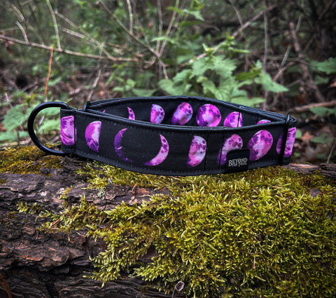 Pink Moon Canvas Collar (1.5" ONLY)